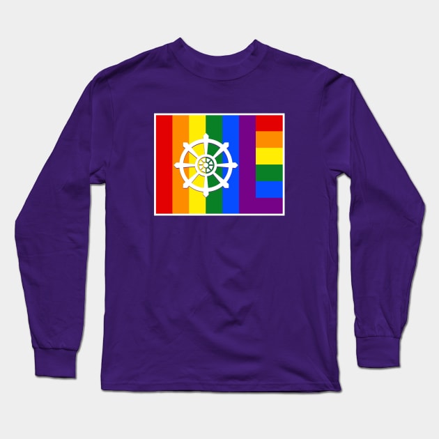 Rainbow Dharma Long Sleeve T-Shirt by Show OFF Your T-shirts!™